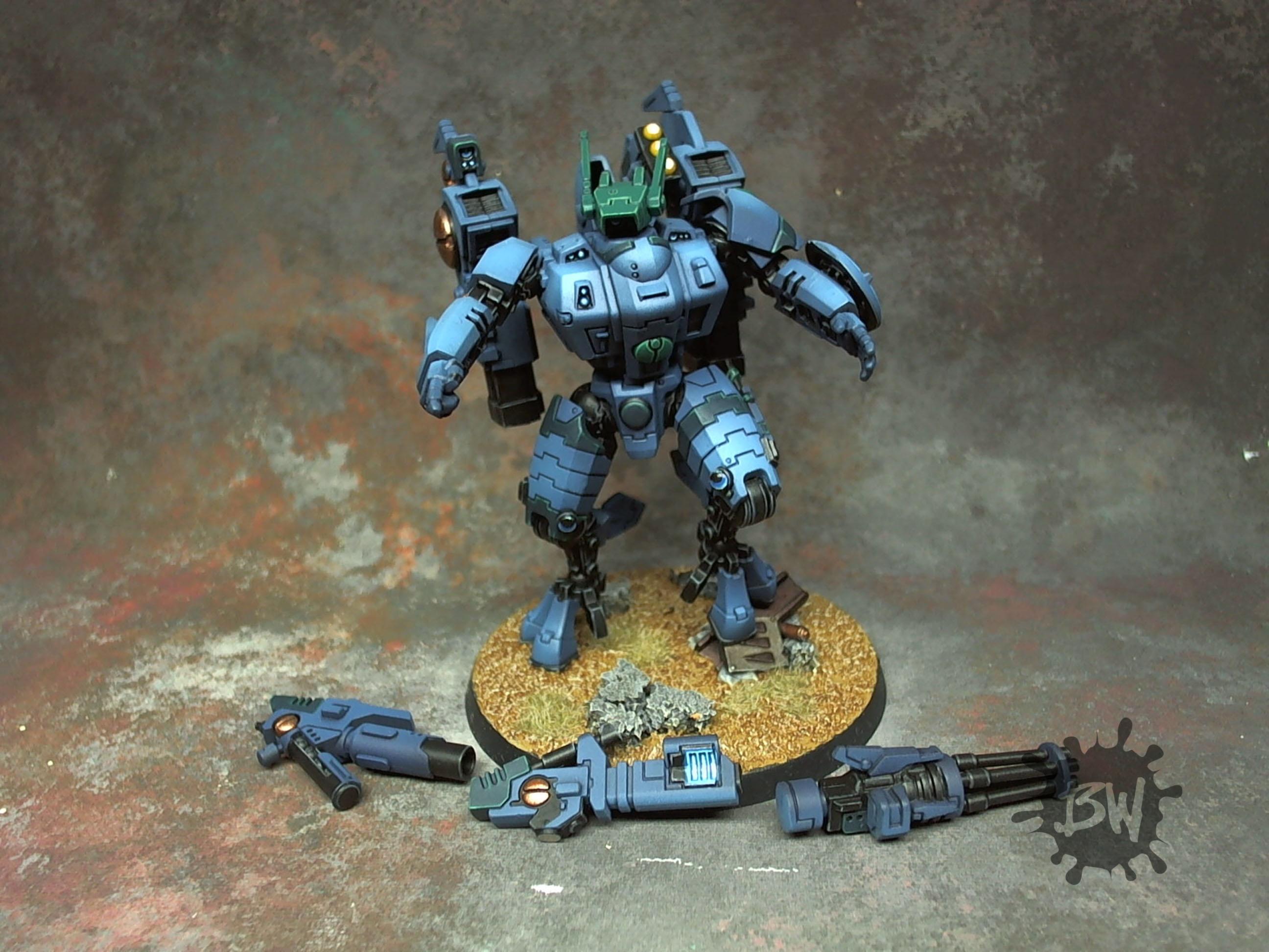 Fusion Blaster Commander Bits Tau Warhammer 40K - Non Dipinto Non Montato